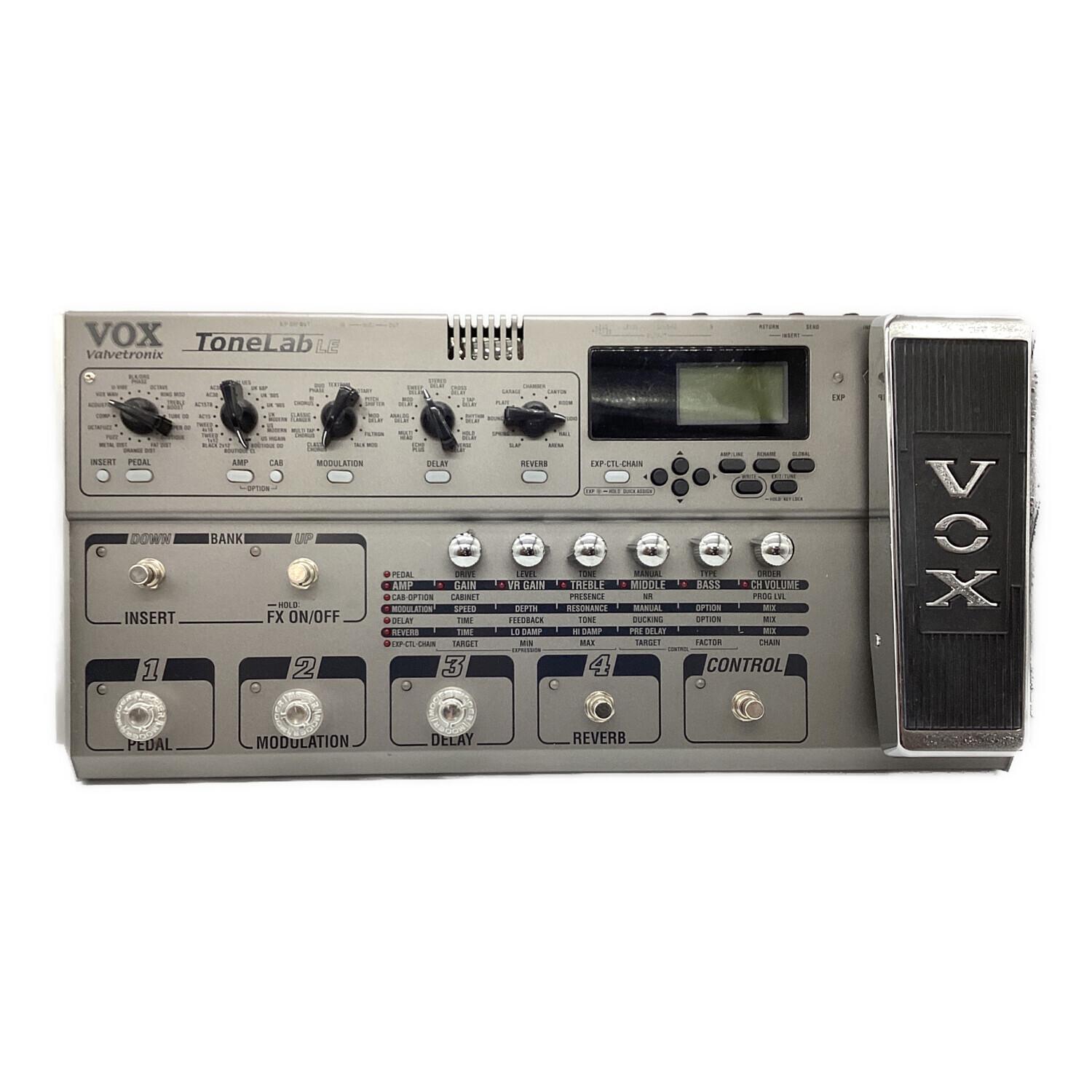 VOX (ヴォックス) エフェクター アダプター付 Tonelab LE 動作確認済み