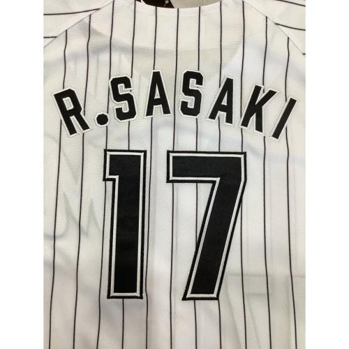 千葉ロッテマリーンズ 応援グッズ SIZE S ホワイト 佐々木【17