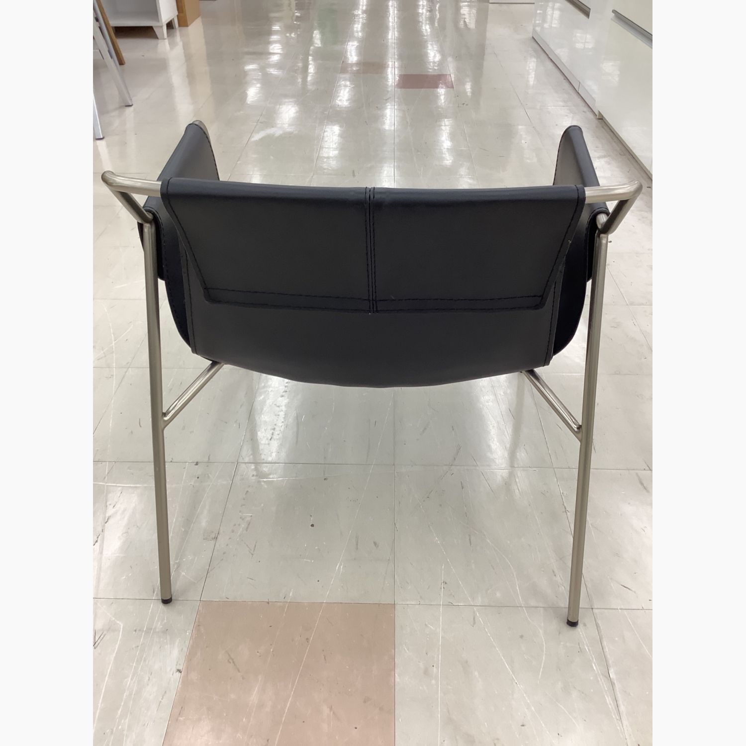 FUJIEI (藤栄) パーソナルチェア ブラック 肘付 合皮 KIDD｜トレファク