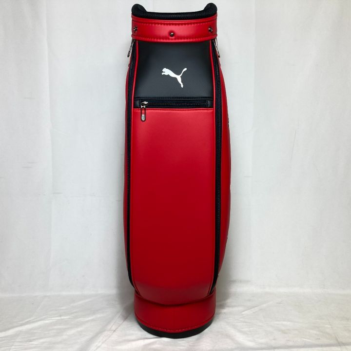 未使用品】PUMA ゴルフキャディバッグ レッド/ブラック 2026年最新