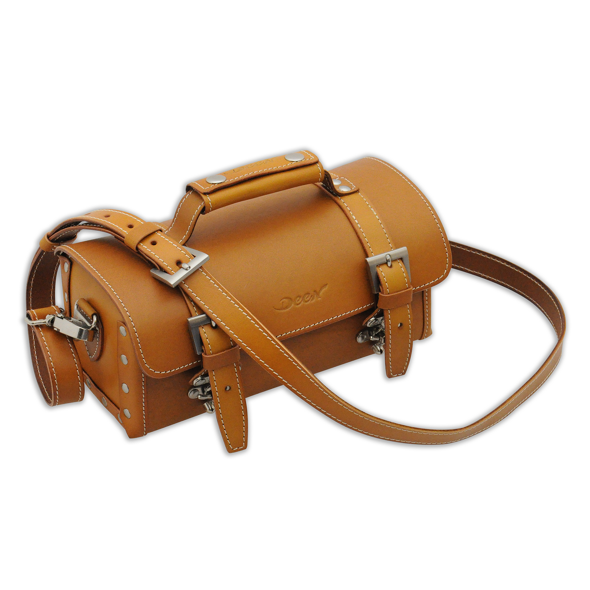 DEEN レザーツールバッグ・ハニーブラウン（ショルダー付き） DNHB