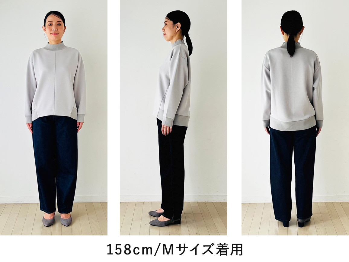 リブドッキングダンボールプルオーバー(02_M 21_アイボリー