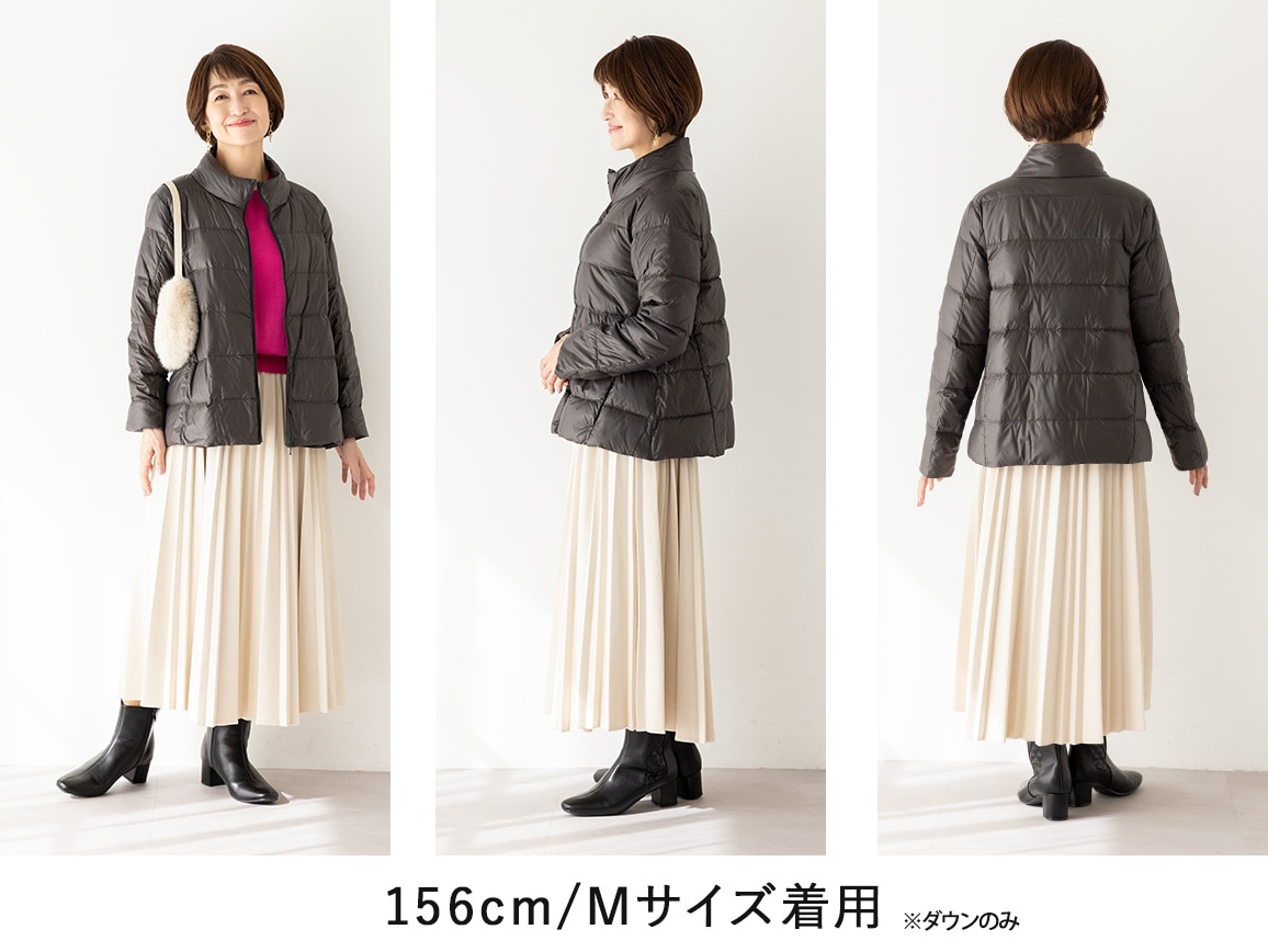 インナーダウンつきウールリバーコートセット(03_L 24_ベージュ