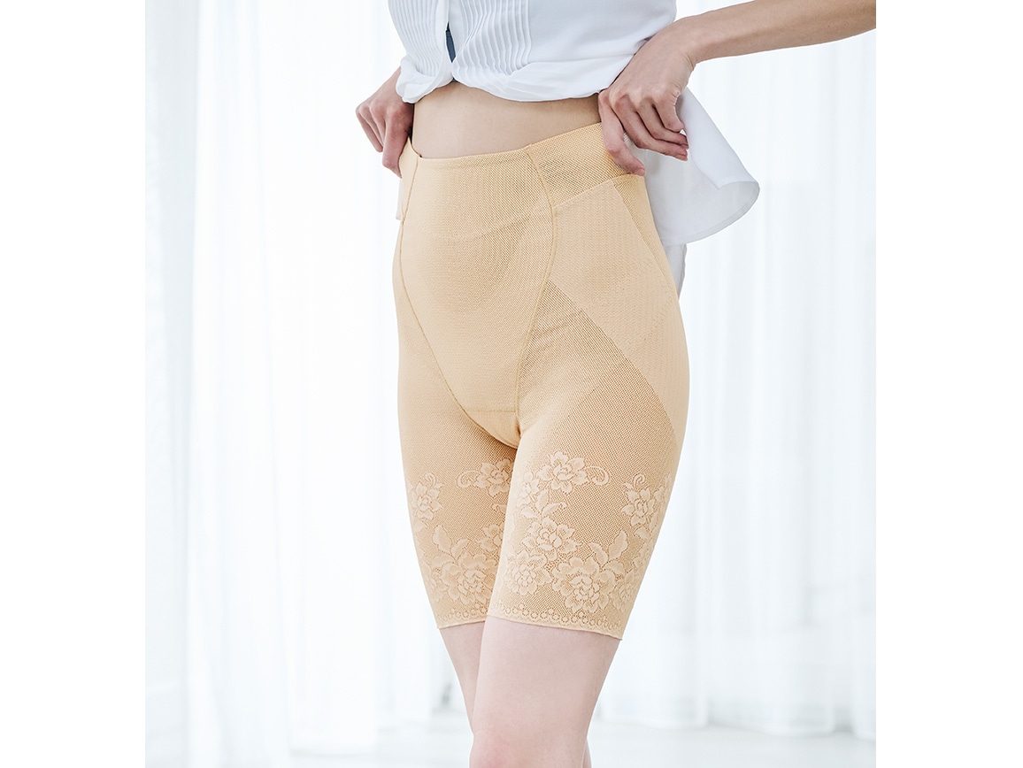 ハルメク 健康サポート・ヘルシーガードル（涼やか綿メッシュ）(72_