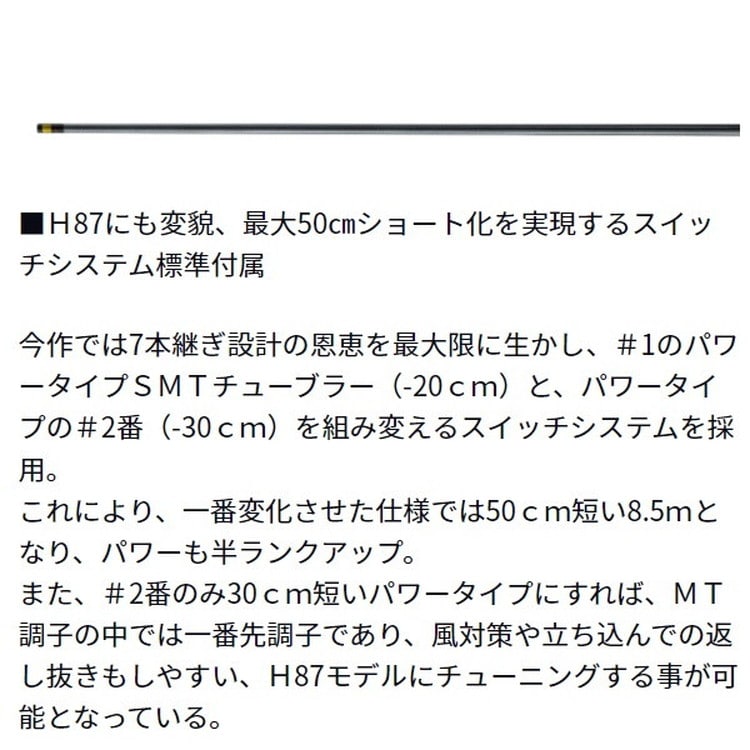 ダイワ 鮎竿 銀影競技スペシャル MT(メガトルク) 90・K(7ピース): 釣具