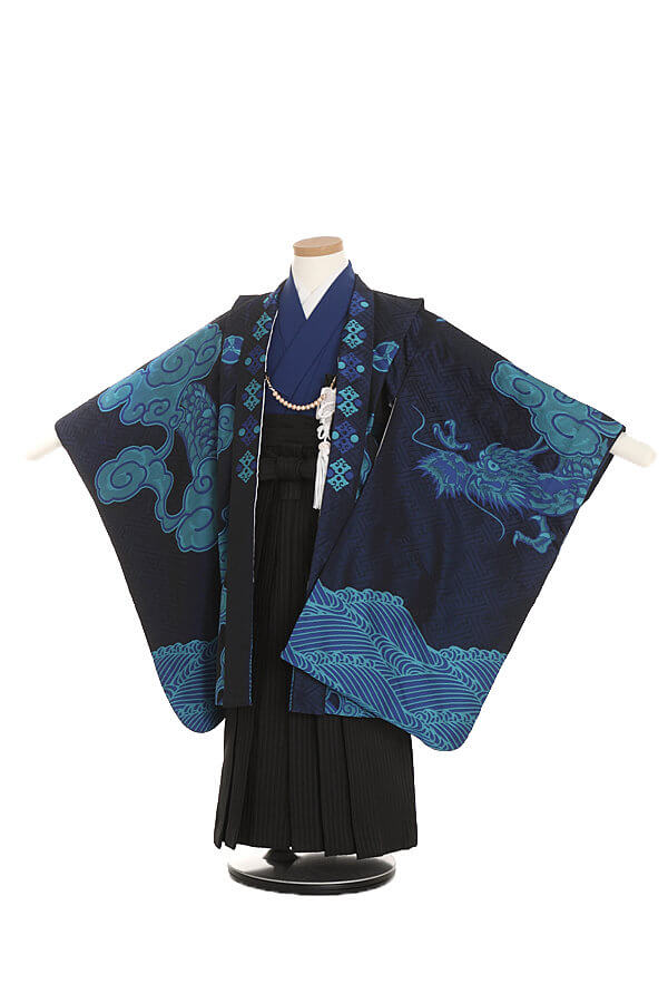 5歳七五三袴 レンタル 青龍 羽織袴