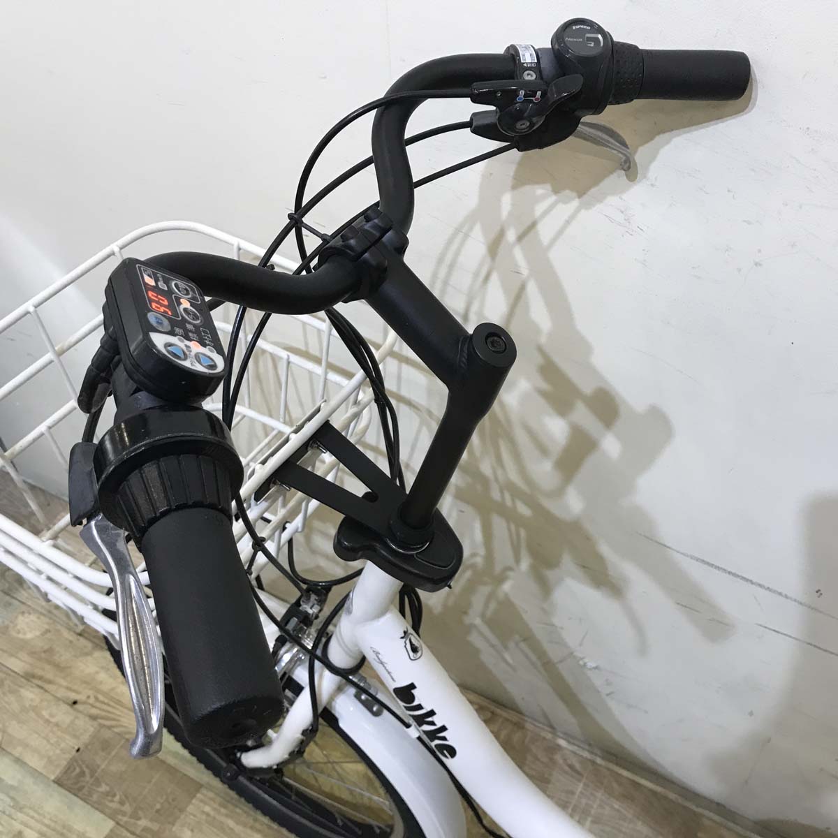 中古電動自転車 ブリヂストン bikke e ビッケ イー ホワイト 20インチ