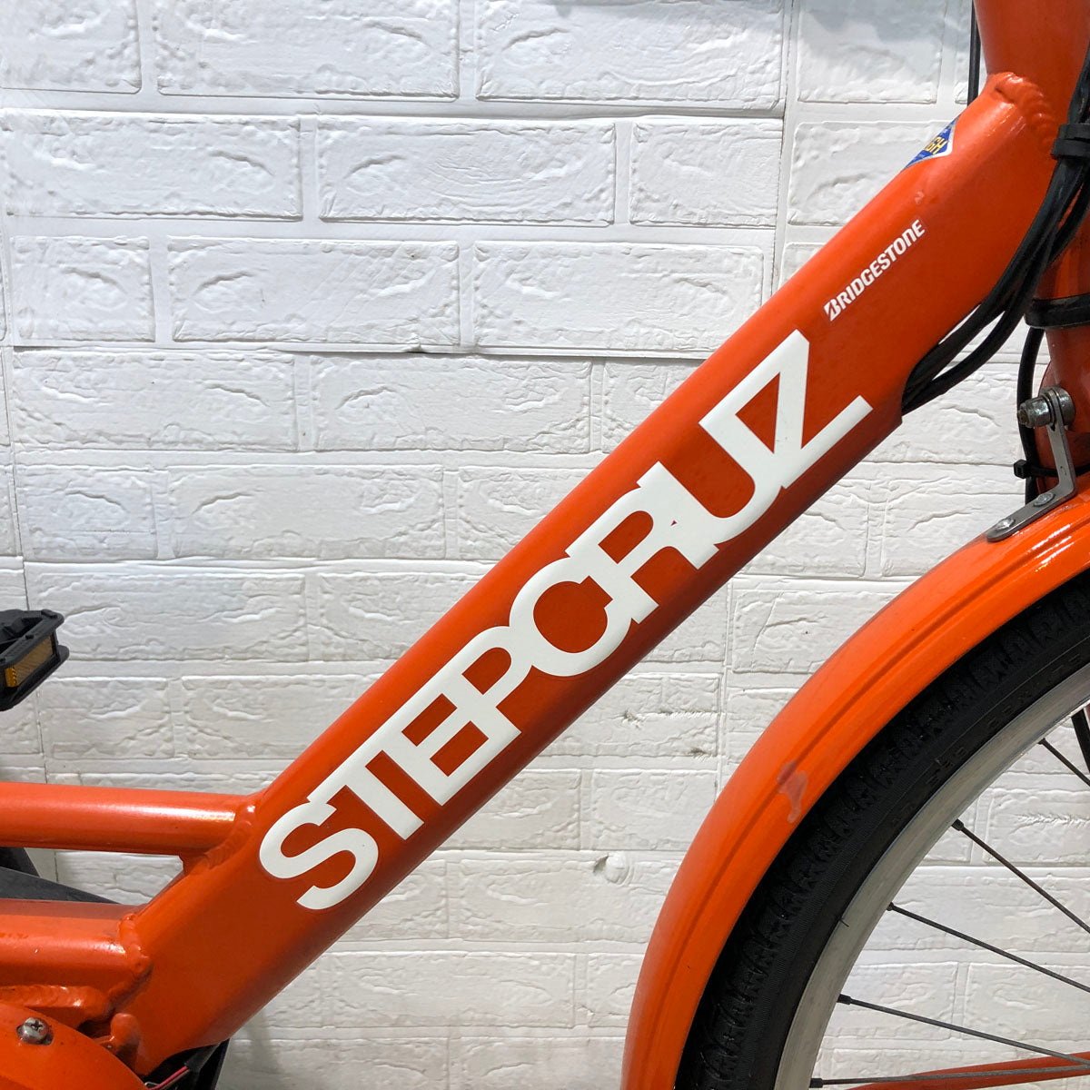 中古電動自転車 ブリヂストン ステップクルーズ e オレンジ 26インチ