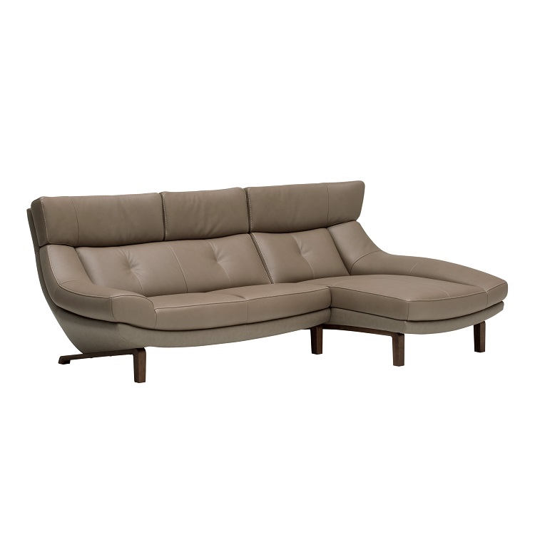 右肘2人掛ソファ ZU4628 グレージュ モカブラウン 通販 | 【公式