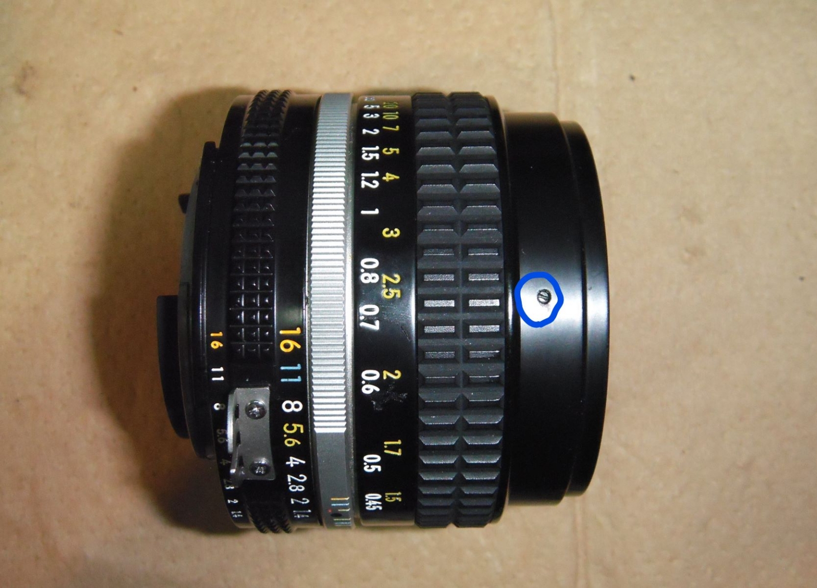 Nikon Ai NIKKOR 50mm F1.4S ジャンクレンズ分解修理: ねこの空中散歩