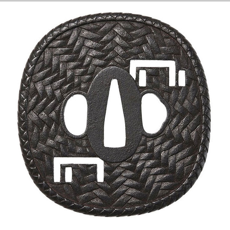 埋忠 源氏香透網代図鍔/鐔 ｜日本刀販売は永楽堂