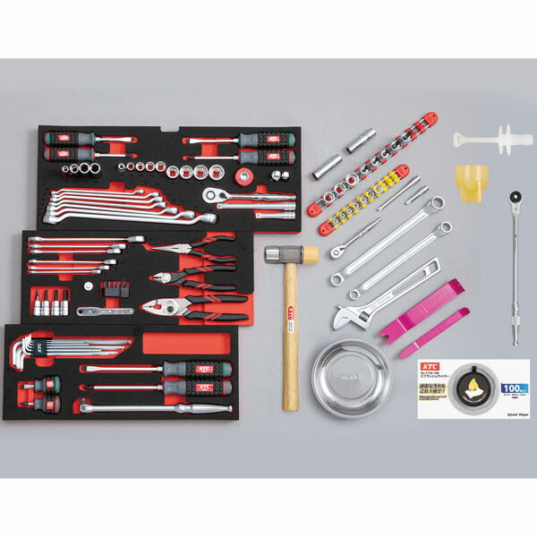 KTC 工具セット チェスト+ワゴンタイプ 98点（シルバー） SK5982XXS 差