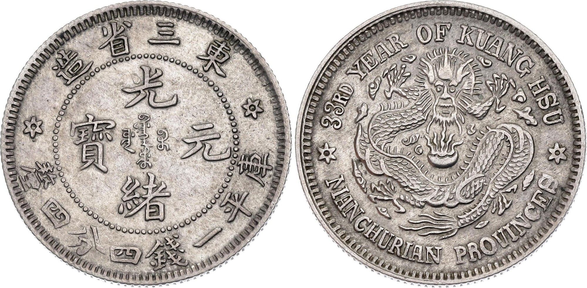 20 Fen - Guangxu - Manchurian Provinces – Numista