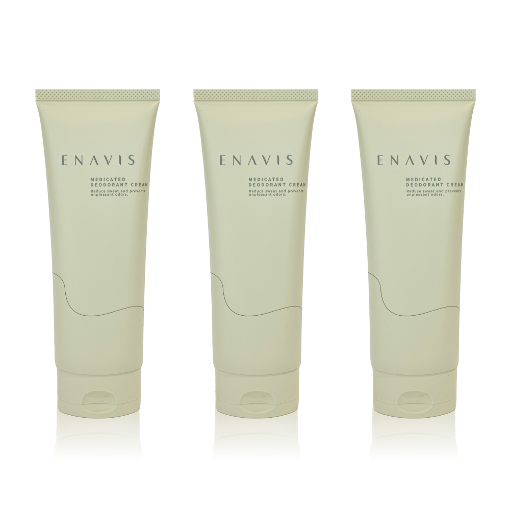 3本セット】ENAVIS デオドラントクリーム 99.9%殺菌 ワキガ対策