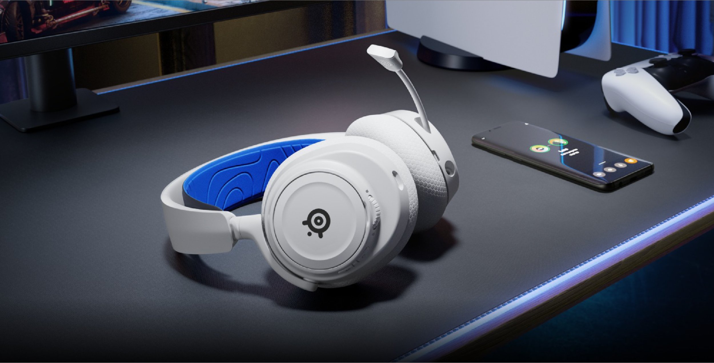 ホワイトモデルでPS5にもマッチ！】SteelSeriesから2.4GHz＋Bluetooth