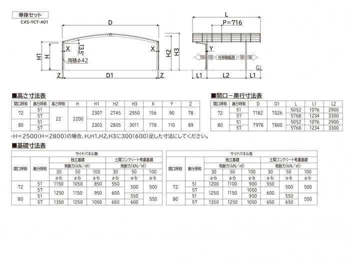 正規】YKKAPアリュース3台用 カーポートを値引55%工事販売