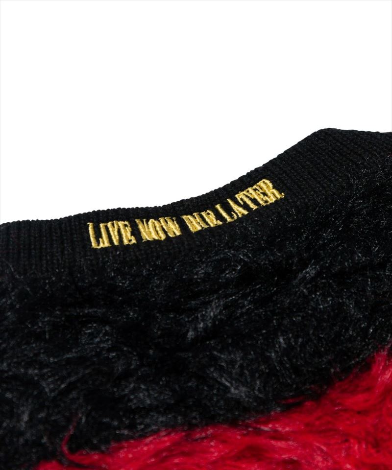 glamb ( グラム ) - GB0422/KNT09 : Fuzzy Border Cardigan / ファジー