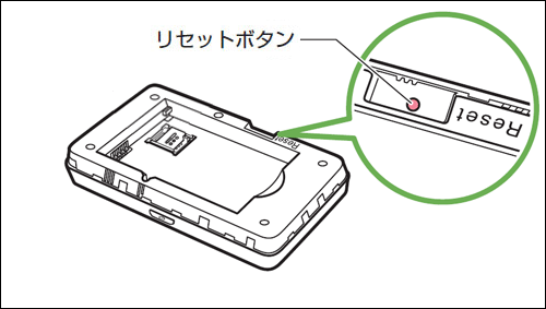 Pocket WiFi® 504HW］工場出荷リセットの方法を教えてください
