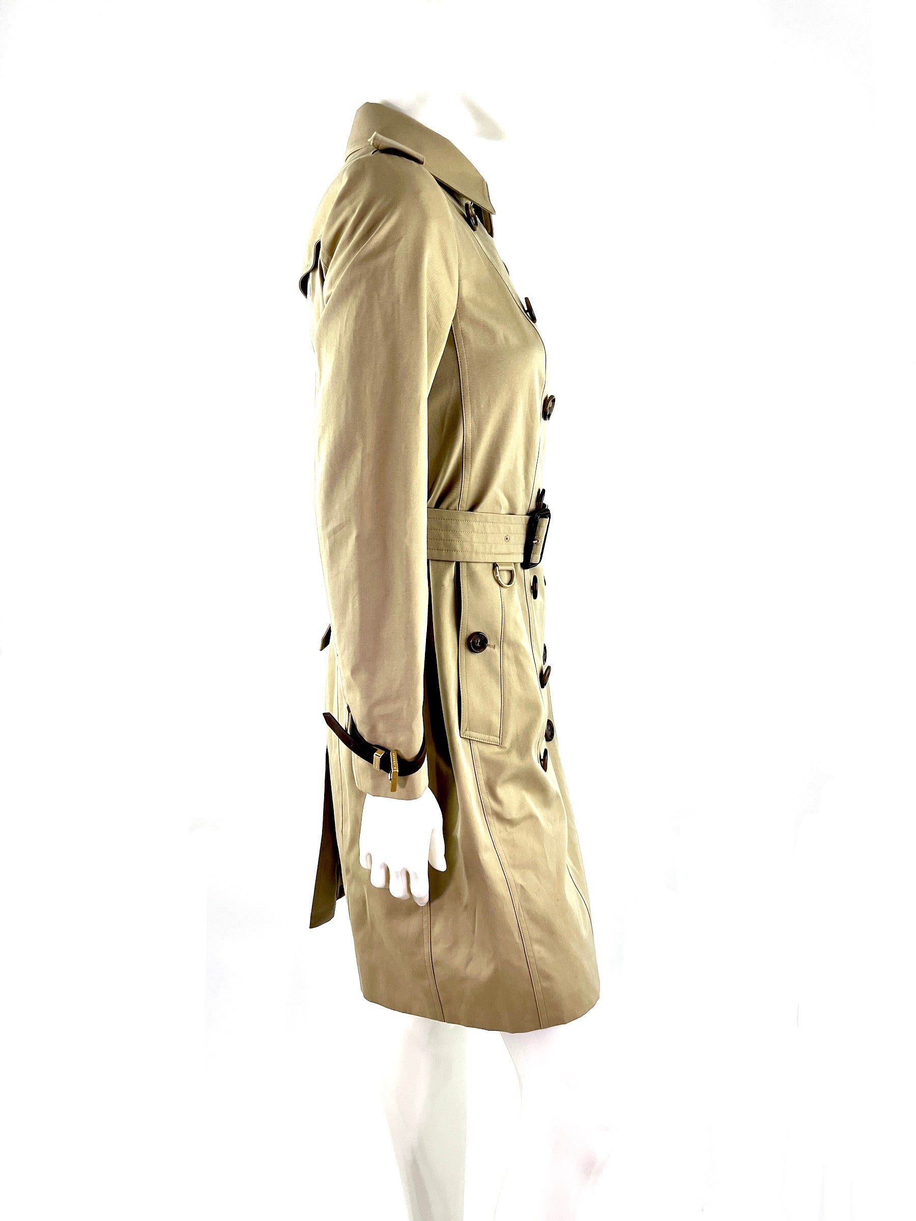 Burberry London Beige Trench Coat Jacket 40 6 – Fashion Reloved