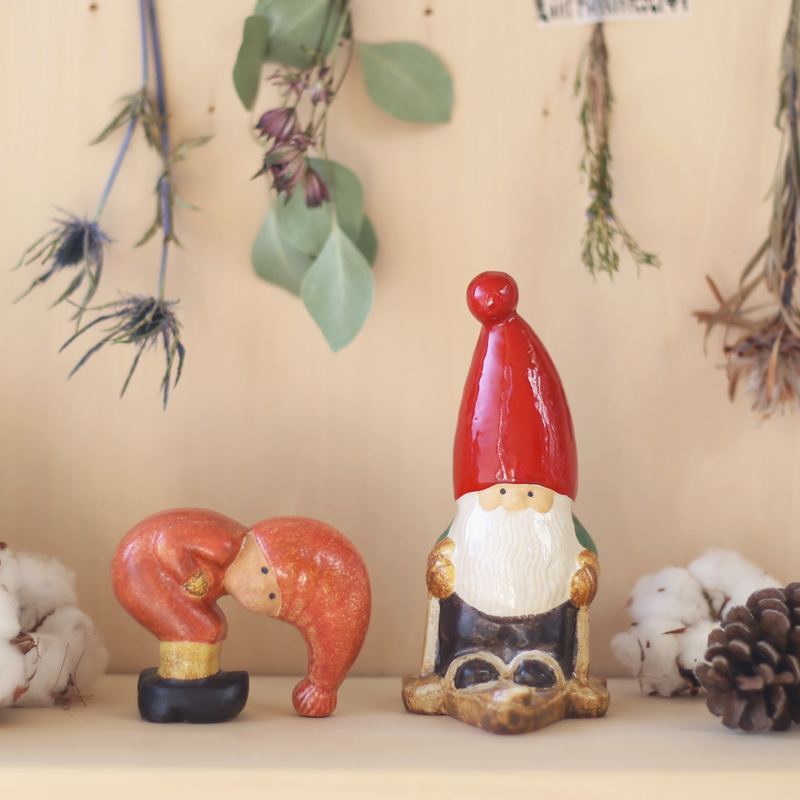 Lisa Larson(リサラーソン) クラウチングトムテ 陶器 オブジェ