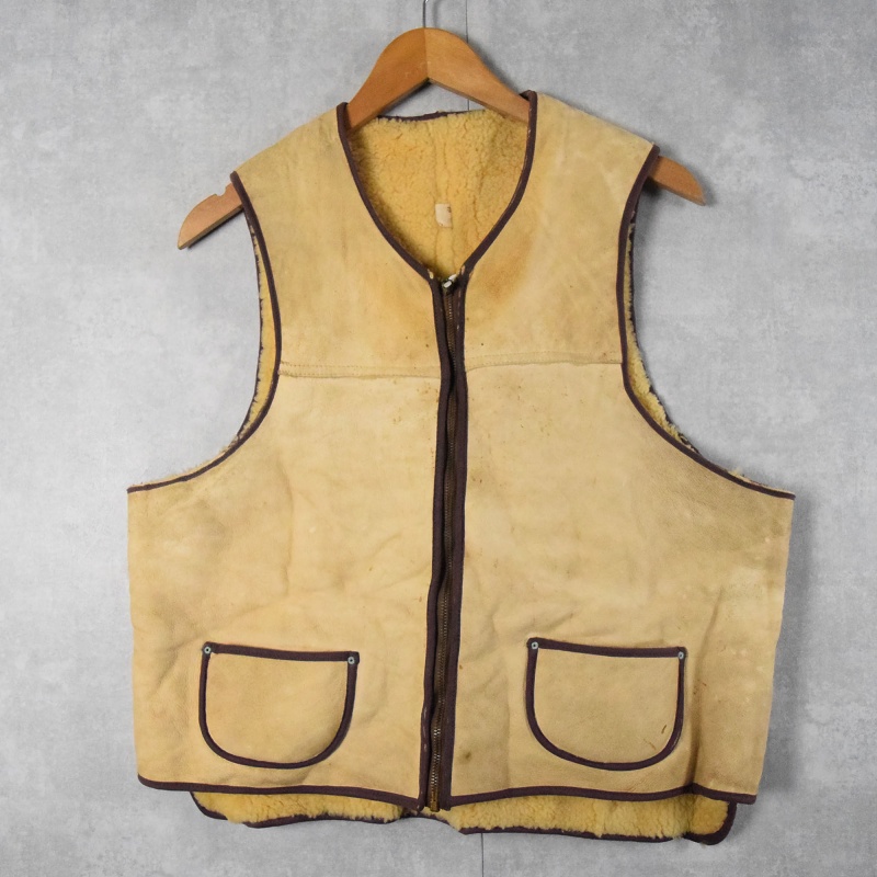 50s 50年代 60s 60年代 ムートン ボア レザー | ヴィテージ古着屋Feeet