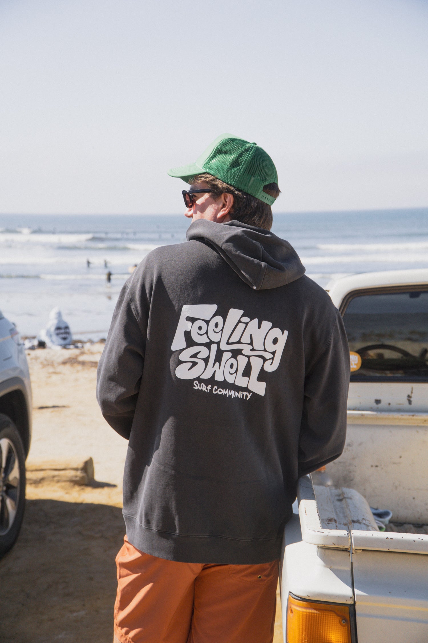 Logo Hoodie | Charcoal – Feeling Swell