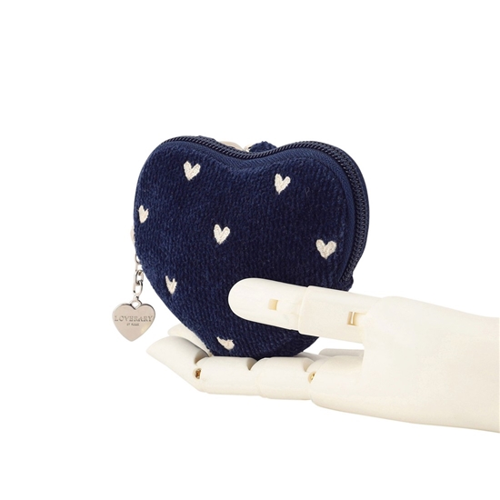 ラブラリーハート ハート型ポーチ L/LRH-243239(ネイビー): LOVERARY
