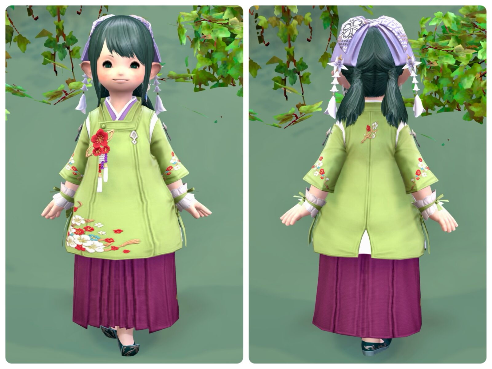 ミラプリ】薬屋のひとりごと「猫猫（マオマオ）」ちゃんのコスプレをし