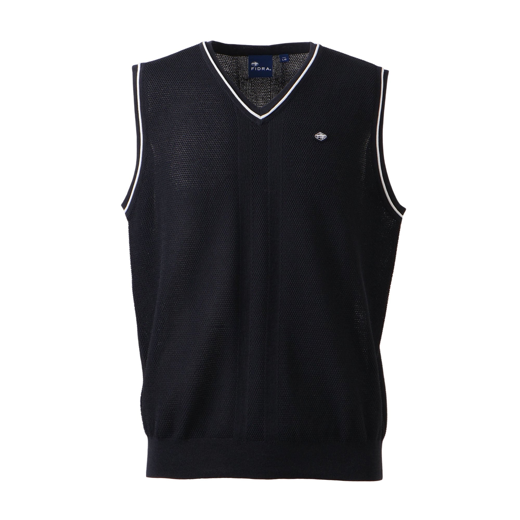 軽量ニットベスト【メンズ】ネイビー – FIDRA