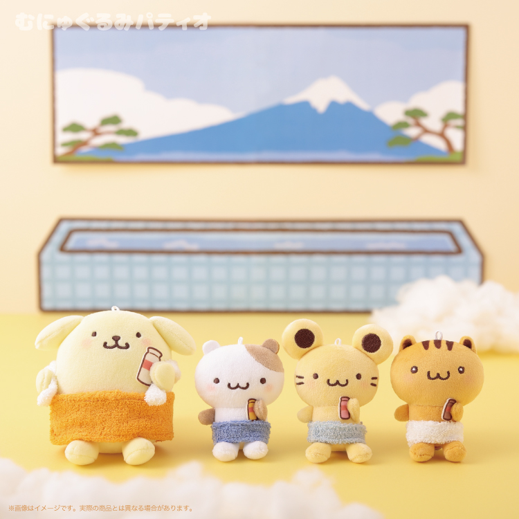 ポムポムプリン ほかほかリラックスタイム むにゅぐるみマスコット