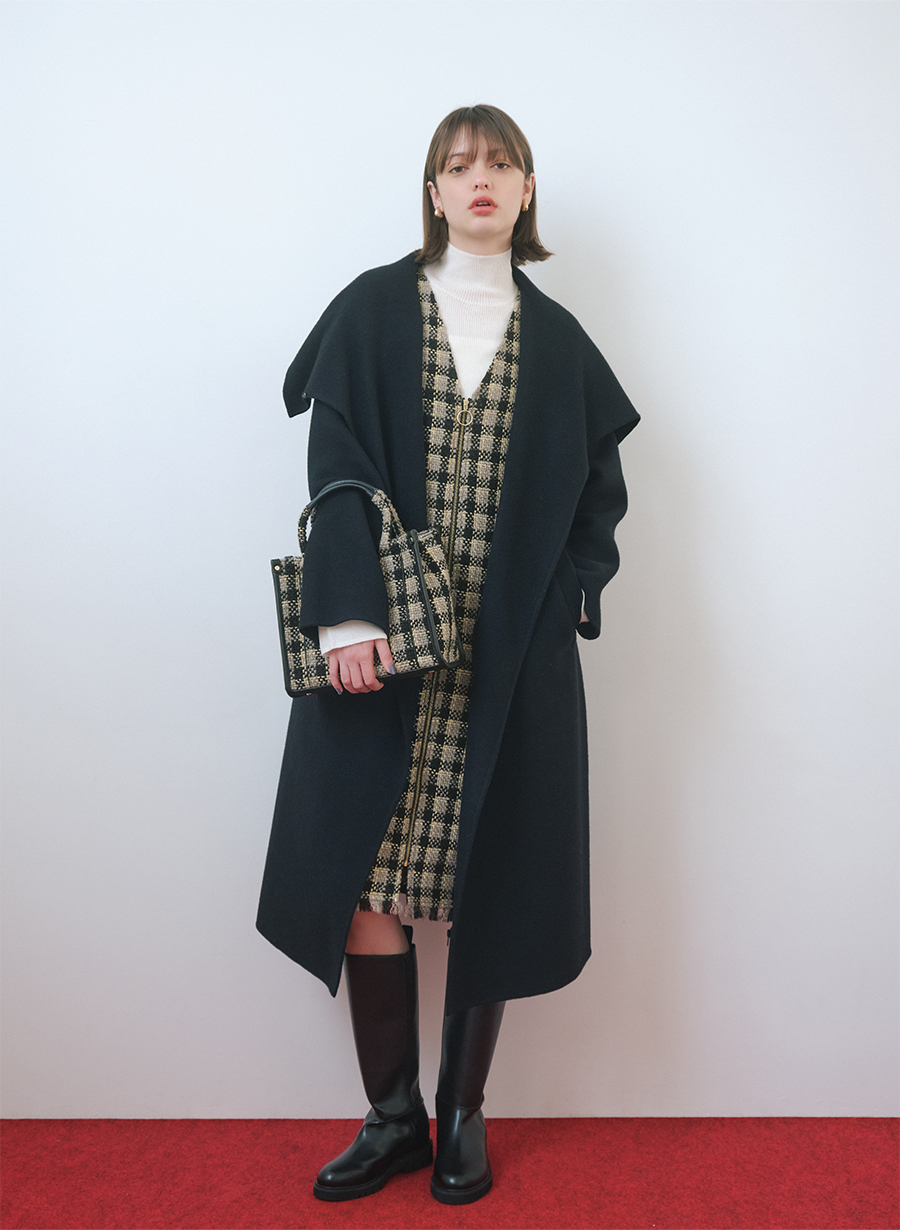 EC限定】super 100's リバービッグカラーコート｜LOUNIE（ルーニィ