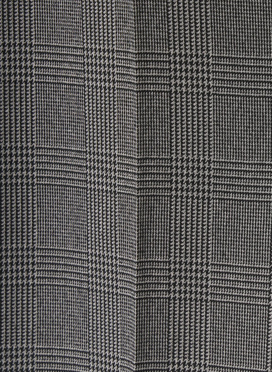 ウール調グレンチェックストレッチダブルジャケット｜LOUNIE（ルーニィ