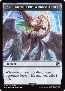 024/012)《紋章（片翼の天使、セフィロス）+ロボット・戦士トークン