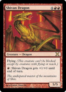 シヴ山のドラゴン/Shivan Dragon》[10ED] 赤R | 日本最大級 MTG通販