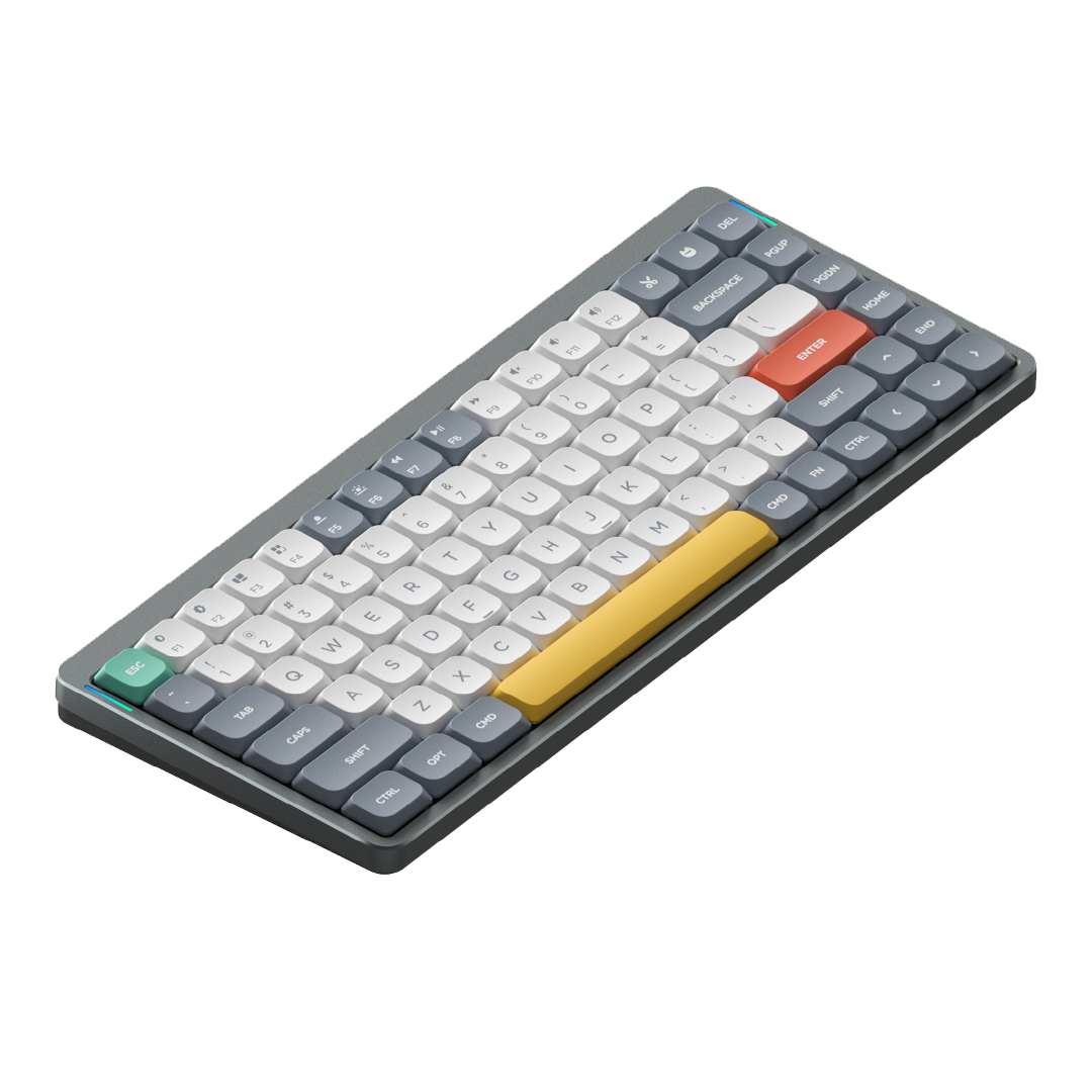 茶軸へ変更可】NuPhy AIR75 v3 red nano US配列 NuPhy Air75 V3（Red