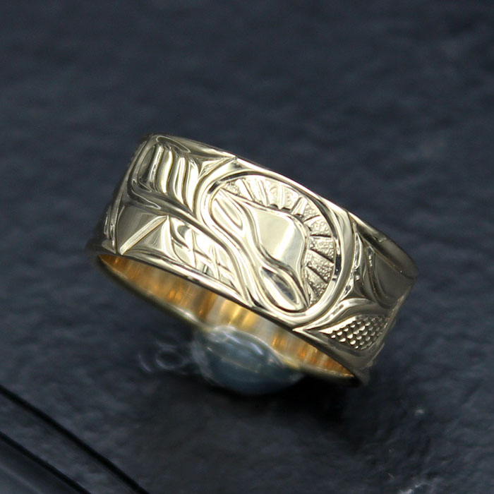 カナダ インディアン ジュエリー リング 指輪 先住民 ネイティブ 14K