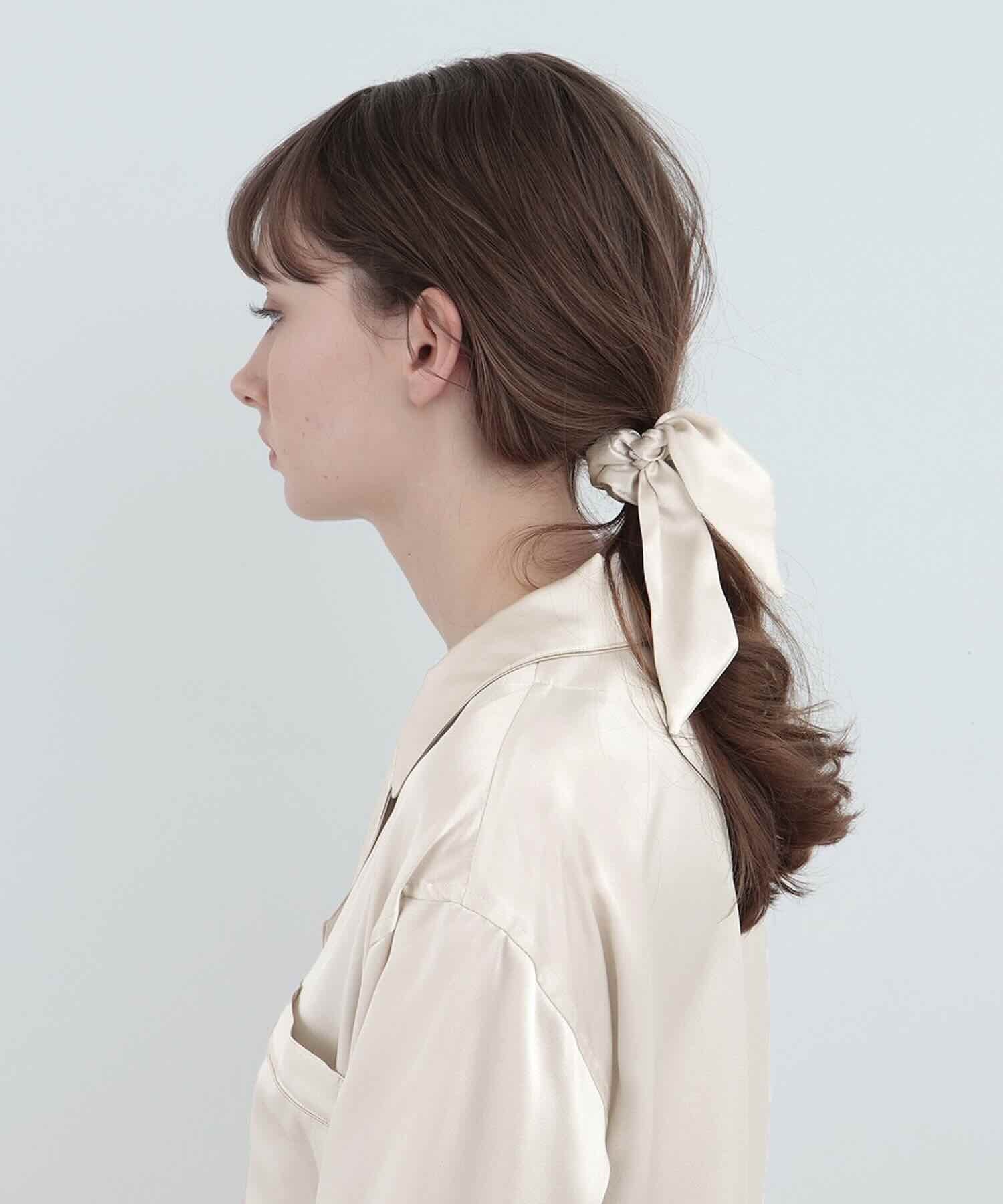 Foo Tokyo 公式ストア | シルクリボンシュシュ 2WAYタイプ パールホワイト