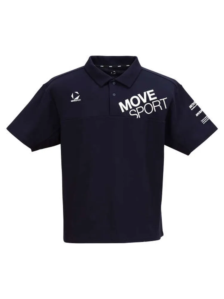 MOVESPORT JAPAN GAMES 国体 ポロシャツ ブラック×ゴールド MoveSport