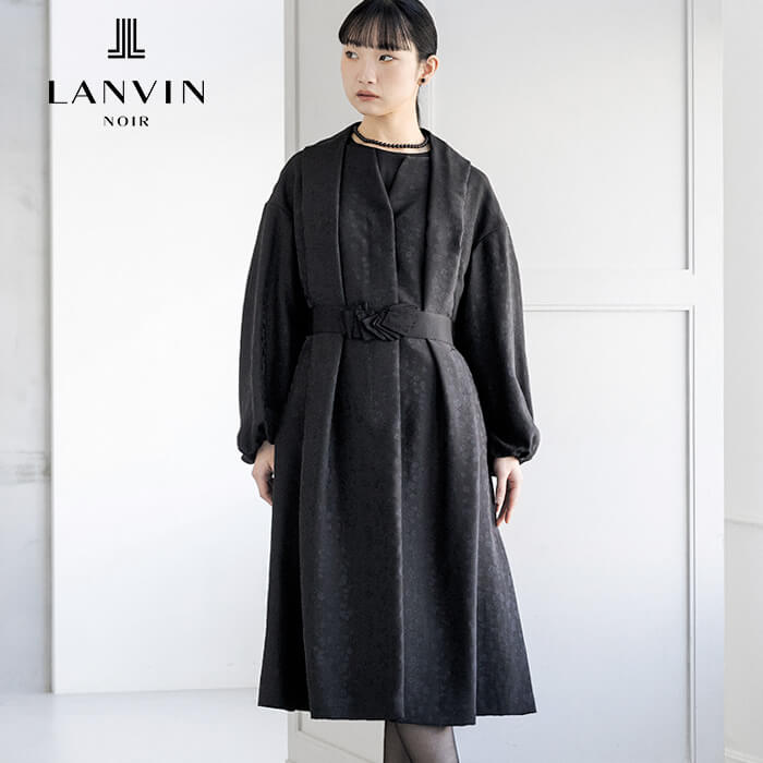 ペプラム使いのロング丈アンサンブル 9号・ブラック｜東京ソワール