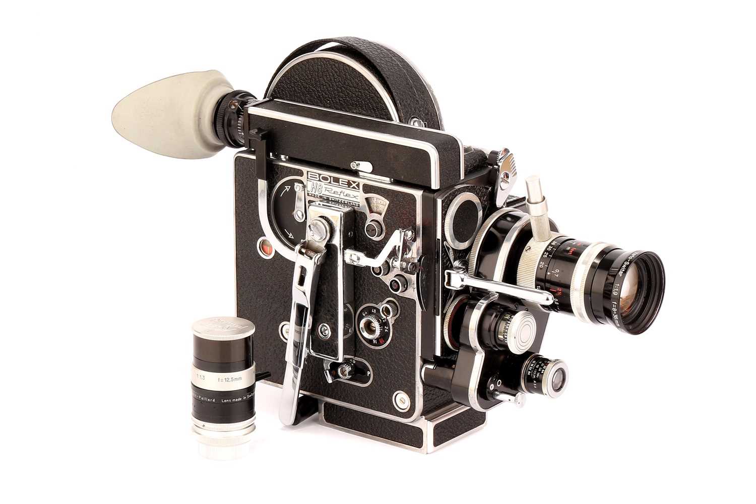 Lot 1285 - A Paillard Bolex H8 Reflex 8mm Cine Camera,