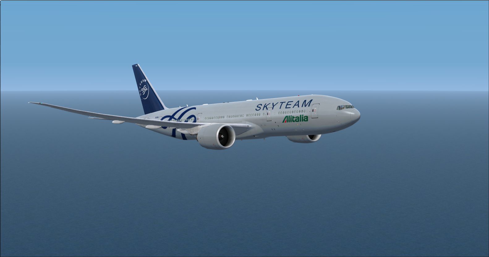Alitalia Skyteam Boeing 777-200 for FSX