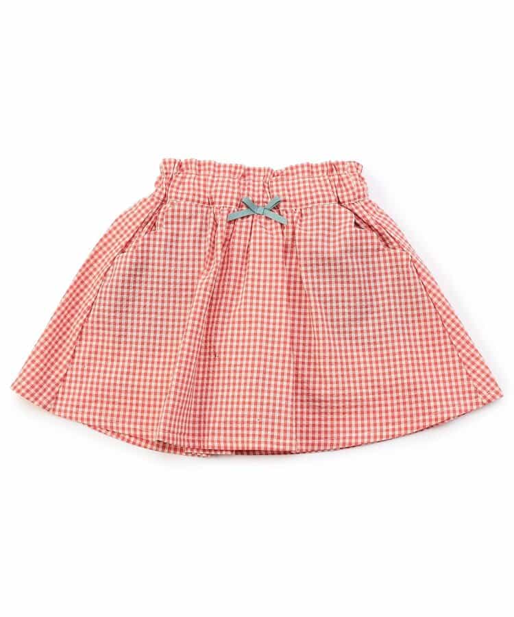 ☆SALE☆【リンク】ガーリーチェック インパンツ付きスカート（S218015
