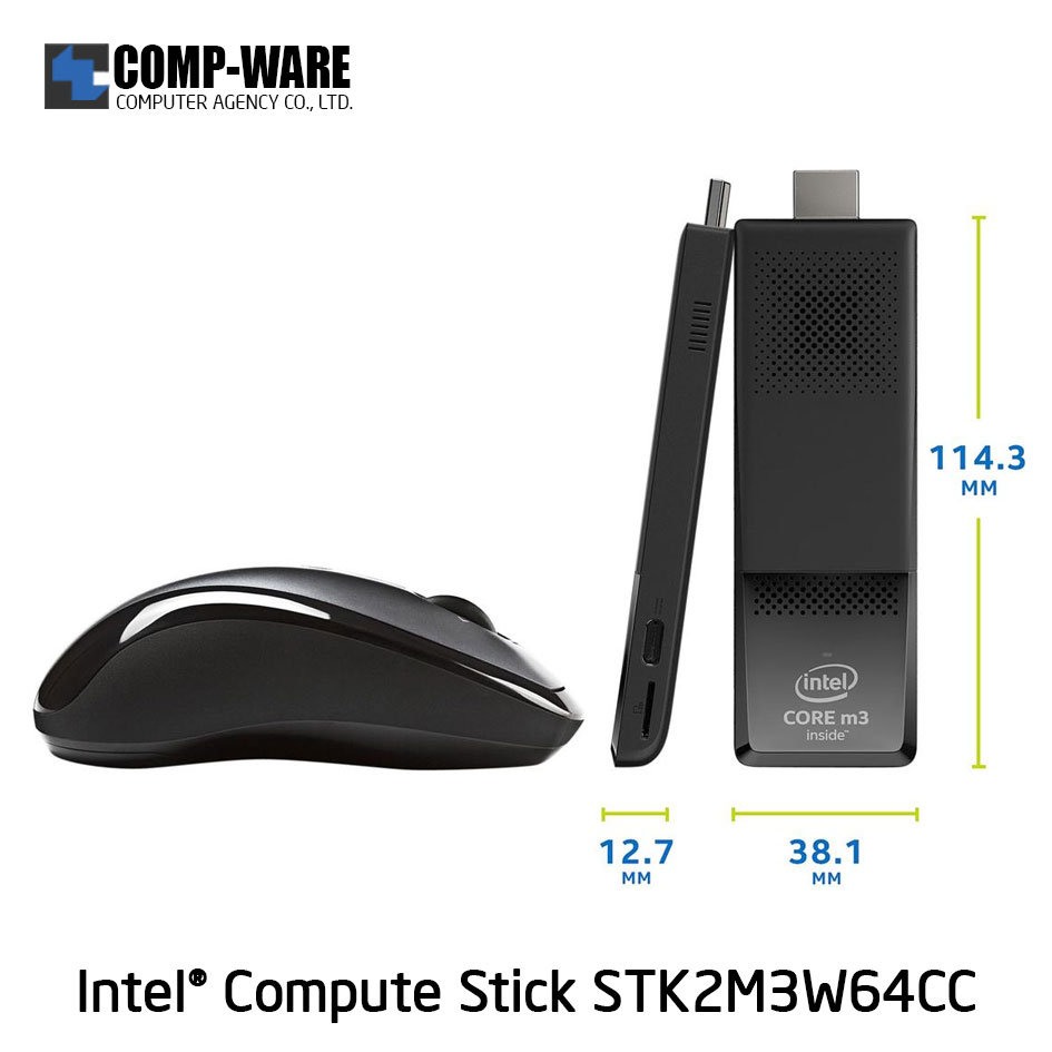 Intel Compute Stick STK2M3W64CC Ultra-slim PC (Windows 10 Home