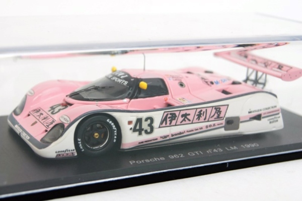 1/43スパーク KBS044 ポルシェ 962 GTI LMルマン 1990#43 伊太利屋