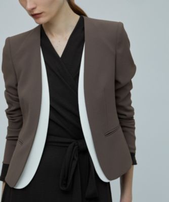 BEIGE，(ベイジ)の【S-size】CINDY / ダブルカラージャケット通販