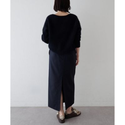 Whim Gazette(ウィム ガゼット)のフォックスウール Vネックプル