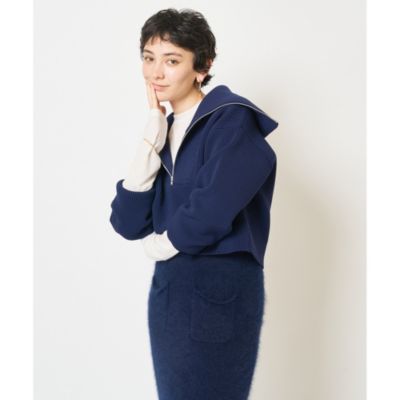 Whim Gazette(ウィム ガゼット)の【THE PAUSE】ビッグカラーハーフ