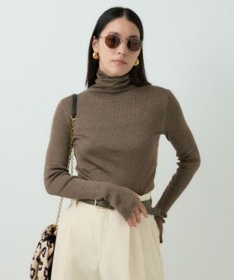 Chaos(カオス)の18Gシルクリブタートルネックニット通販 | 集英社HAPPY