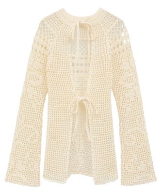 CLANE(クラネ)のBACK OPEN CROCHET KNIT TOPS通販 | 集英社HAPPY PLUS