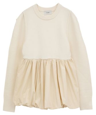 CLANE(クラネ)のDOCKING POWERSHOULDER KNIT TOPS通販 | LEEマルシェ